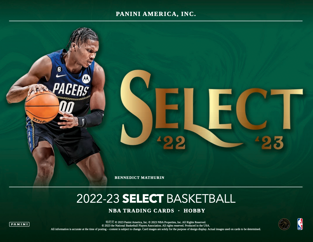 2022/23 Panini Select Basketball Hobby Box