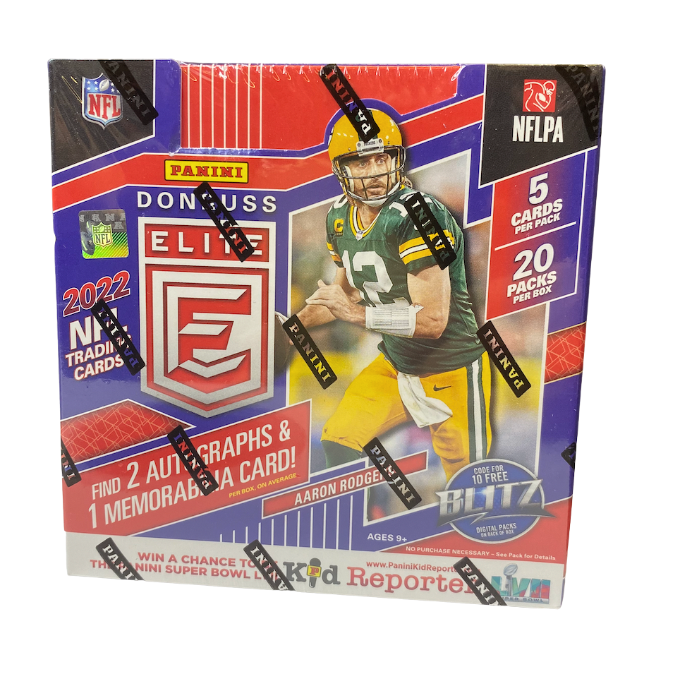 2022 Donruss Elite Football Hobby Box NFL Football Sports Trading