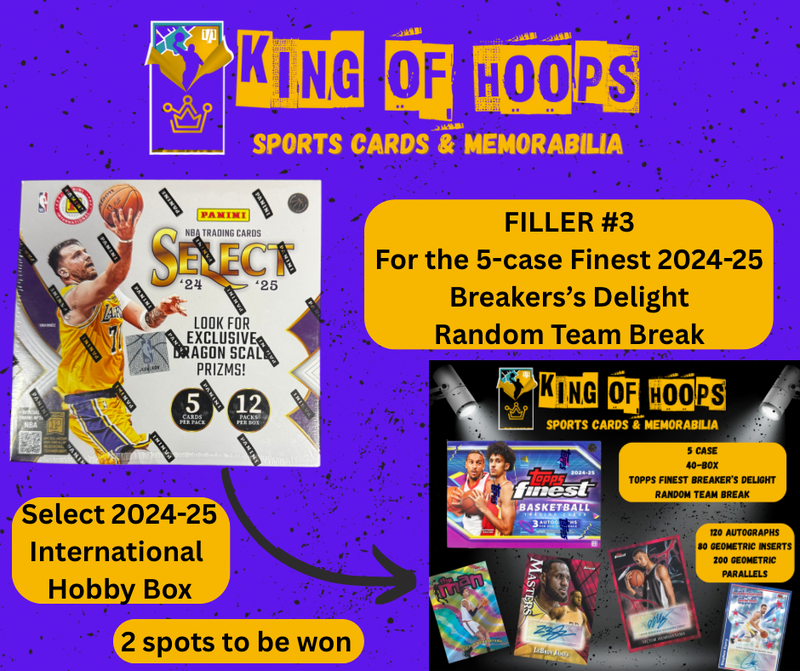 Basketball Break #1735 FILLER #3 for the 5-case Topps Finest Breaker’s Delight break