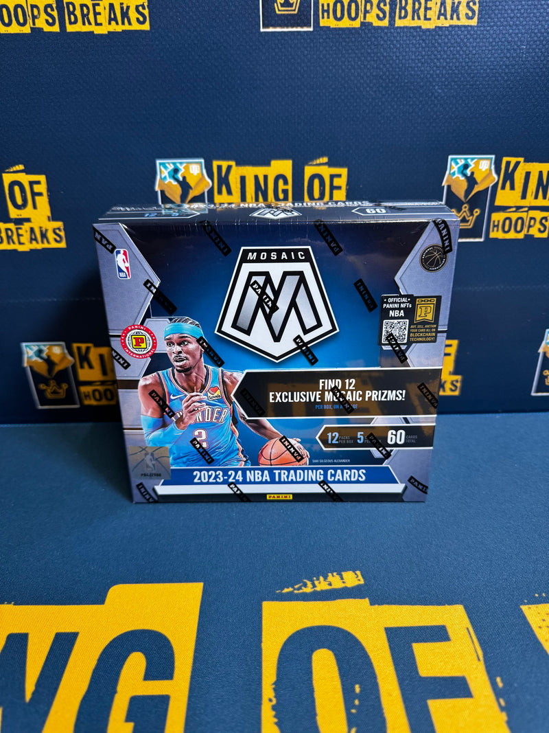 Basketball Break #1628 FILLER #2 for SUNDAY MEGA - Mosaic 2023-24 international box - random team break