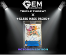 Gem Collection X Slabs Mags Packs - Basketball - TRIPLE THREAT - October edition