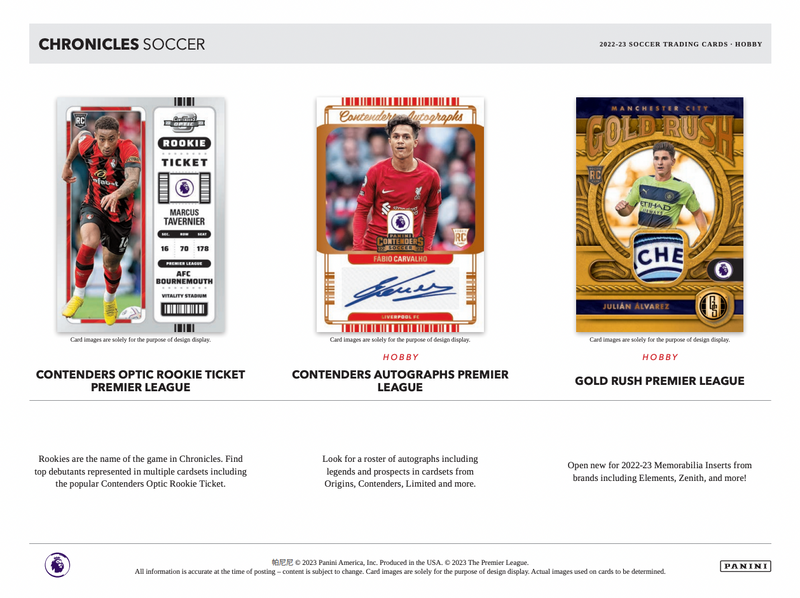 2022/23 Panini Chronicles Soccer Hobby Box