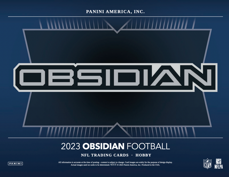 2023 Panini Obsidian Football NFL Hobby Box