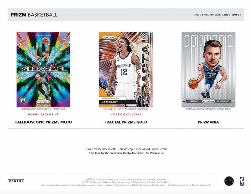 2023/24 Panini Prizm Basketball Hobby Box | Sports Trading Cards 