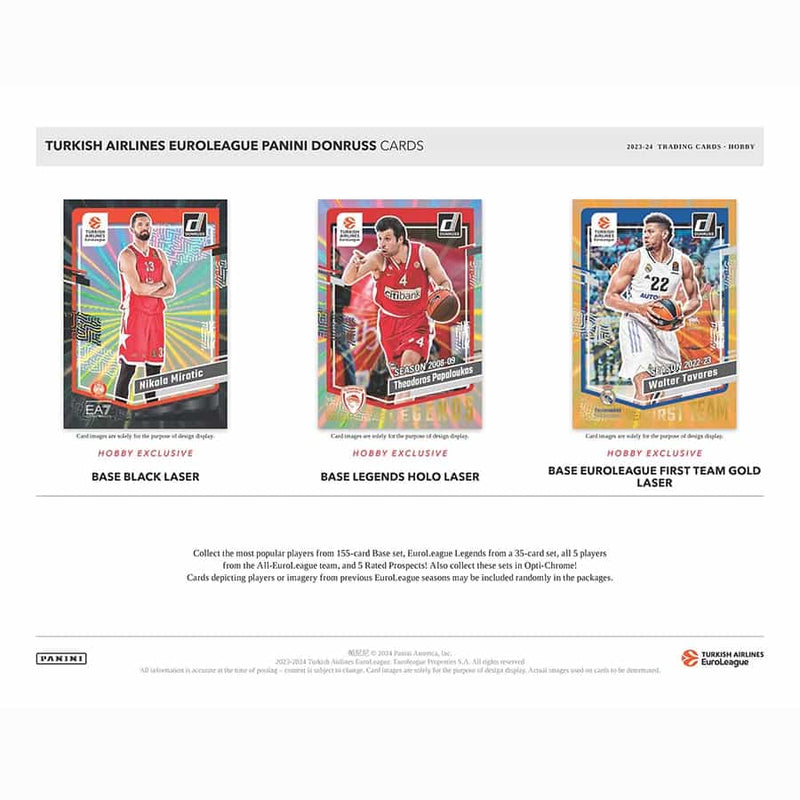 2023-24 Panini Donruss Euroleague Basketball Hobby Box