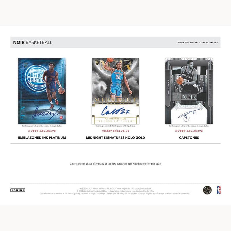 2023-24 Panini Noir Basketball Hobby Box