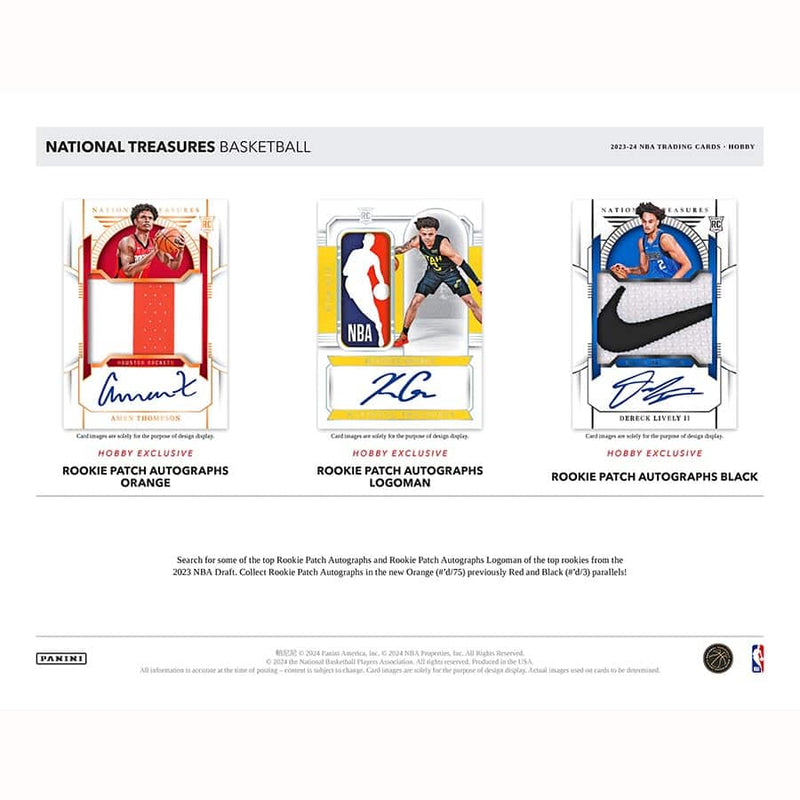 2023/24 Panini National Treasures Basketball Hobby Box