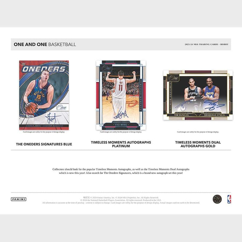 2023/24 Panini One and One Basketball Hobby Box