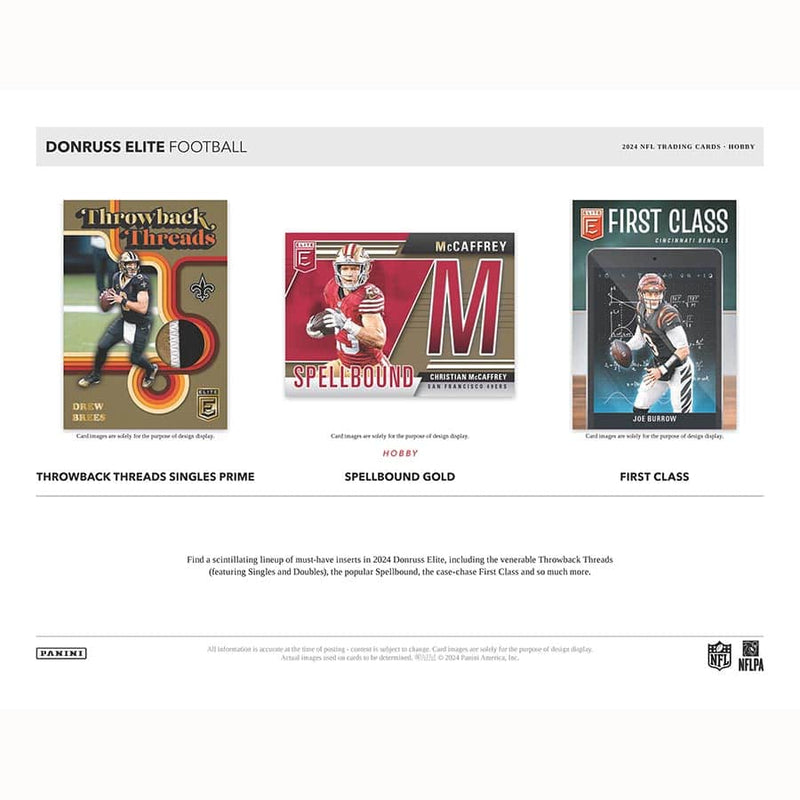 2024 Panini Donruss Elite Football Hobby Box