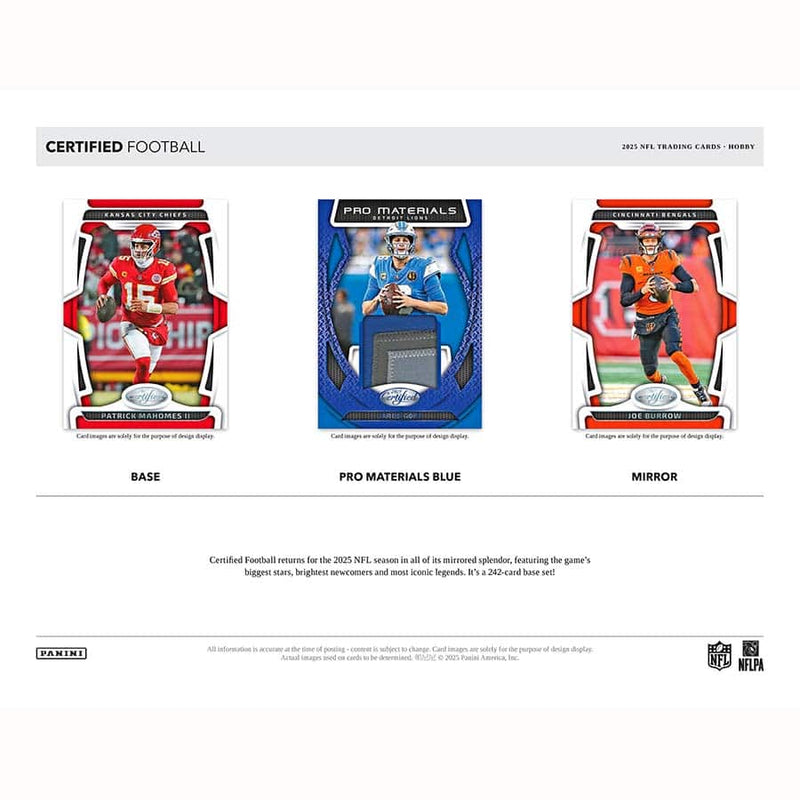 Certified Football 2025 - Hobby Box