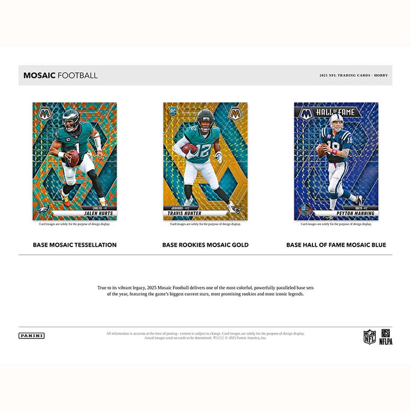 2025 Panini Mosaic Football Hobby Box