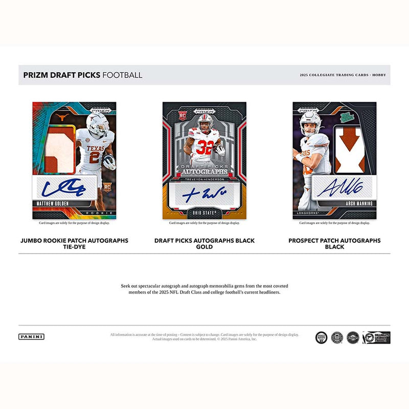 Prizm Draft Picks Football 2025 Hobby Box