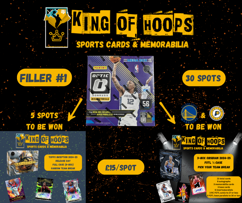 Basketball Break #1746 FILLER #1 for Inception case break and Obsidian 1/4 case break
