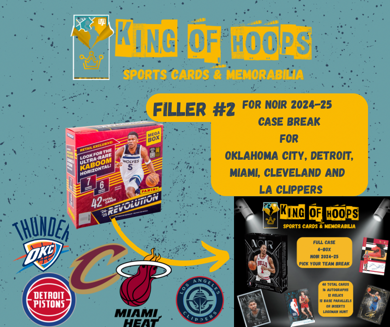 Basketball Break #1729 FILLER #2 for the 4-box Noir case break
