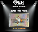Gem Collection X Slabs Mags Packs - Basketball - TRIPLE THREAT - July edition