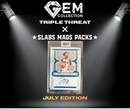 Gem Collection X Slabs Mags Packs - Basketball - TRIPLE THREAT - July edition