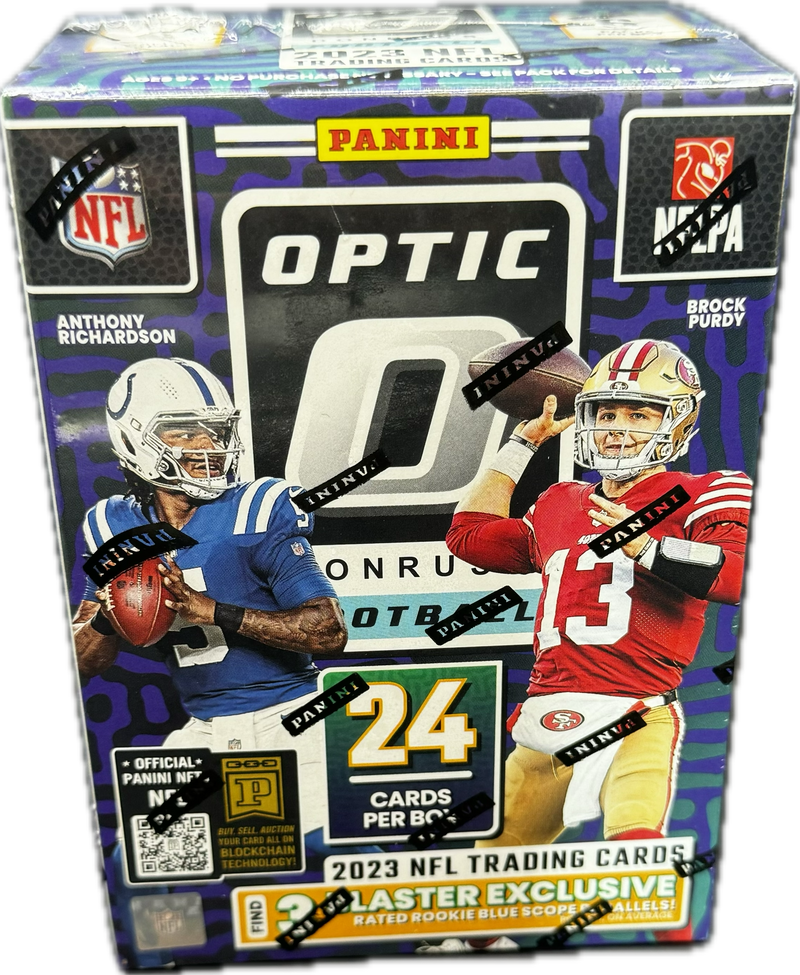 2023 Donruss Optic Football Hobby Blaster (Blue Scope)