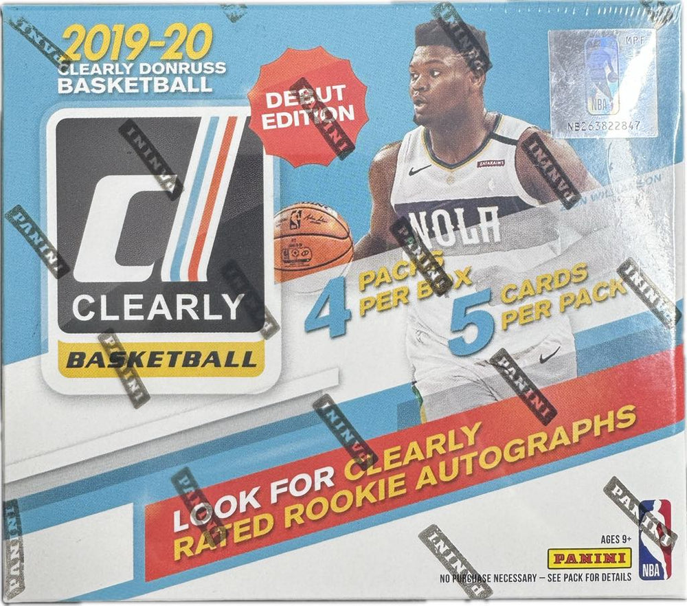 2019-20 NBAカード Clearly Donruss 未開封Box 2019-20 NBAカード Clearly Donruss 未開封Box