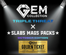 Gem Collection X Slabs Mags Packs - Basketball - TRIPLE THREAT - October edition