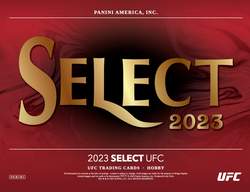 2023 Panini Select UFC Hobby Box