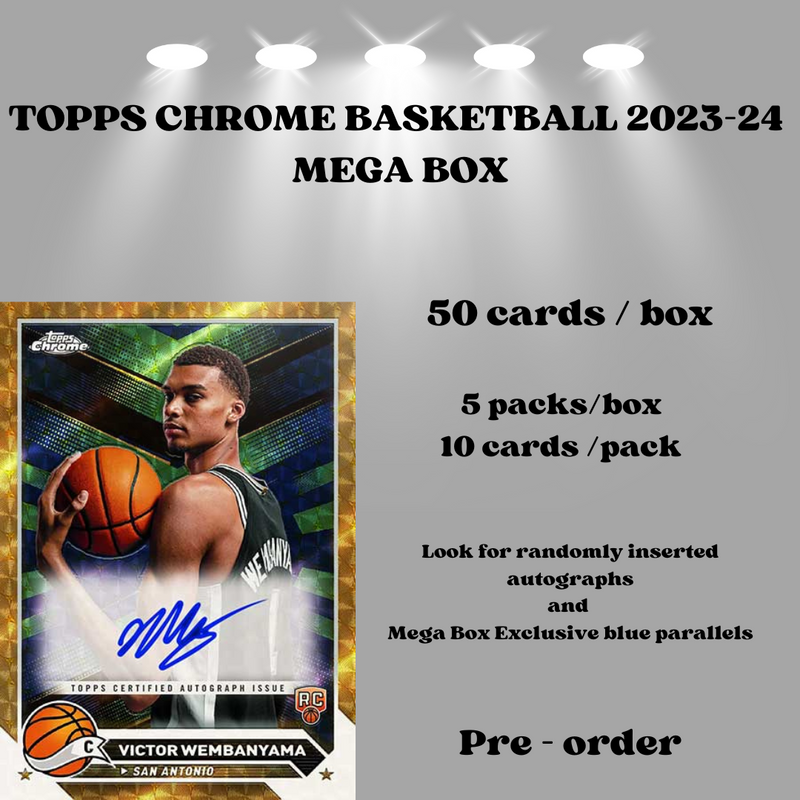 Topps Chrome Basketball 2023-24 Mega (Monster) Box