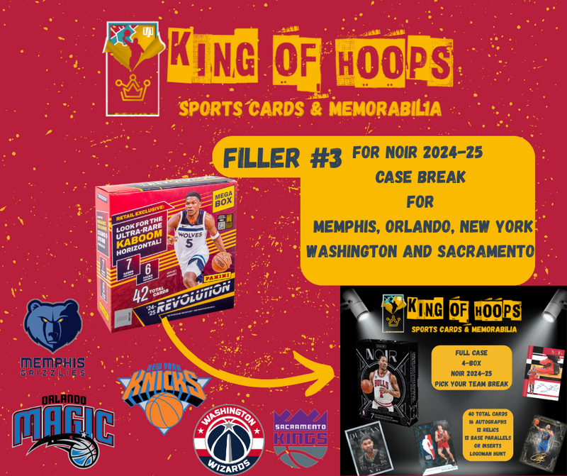 Basketball Break #1730 FILLER #3 for the 4-box Noir case break