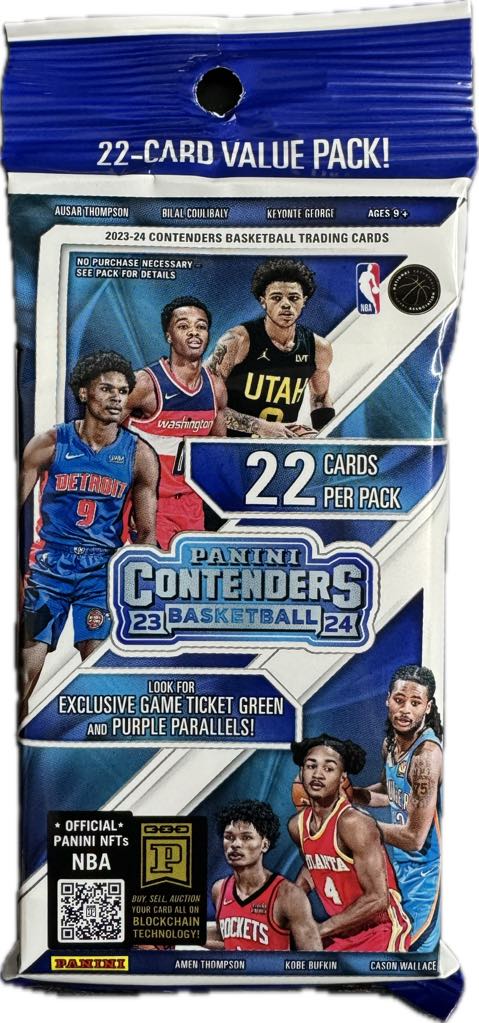 2023/24 Panini Contenders Basketball Value Pack