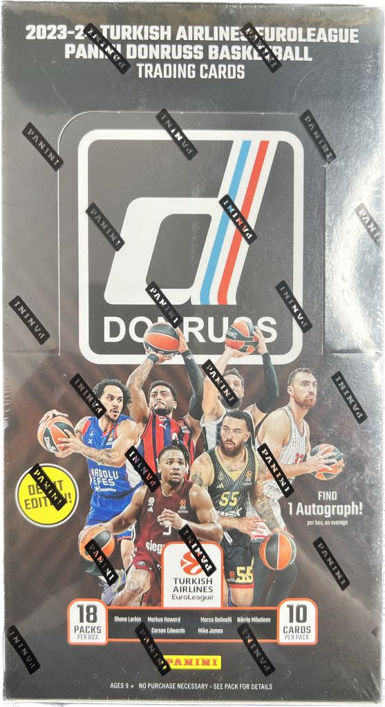 2023-24 Panini Donruss Euroleague Basketball Hobby Box