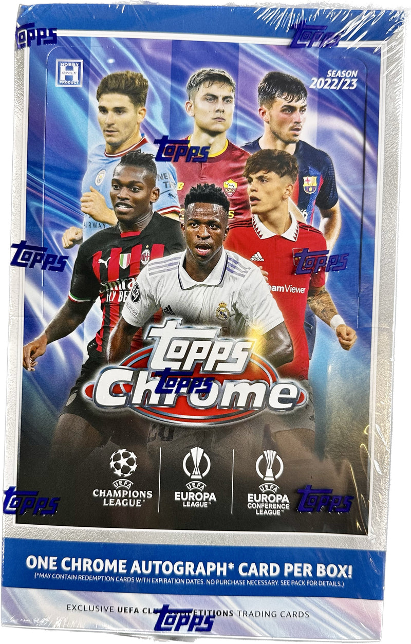 2022/23 Topps Chrome UEFA Club Competitions Soccer Hobby Box