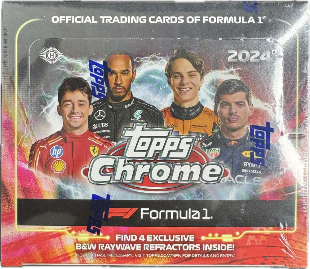 2024 Topps Chrome Formula 1 Racing Cards Hobby Box 2024 Topps Chrome F1 ...