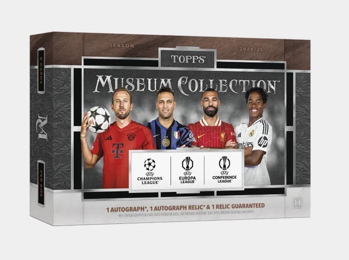 2024-25 Topps UEFA Club Competitions Museum Collection Soccer Hobby Bo