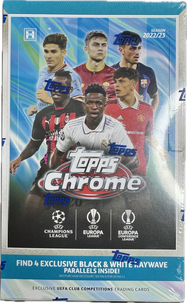 2022/23 Topps Chrome UEFA Club Competitions Soccer Hobby LITE Box