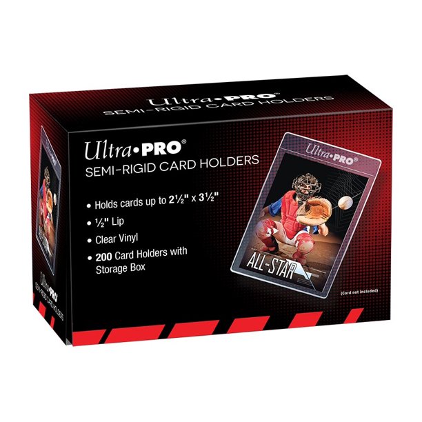 Ultra Pro - Semi-Rigid Card Holders With 1/2" Lip
