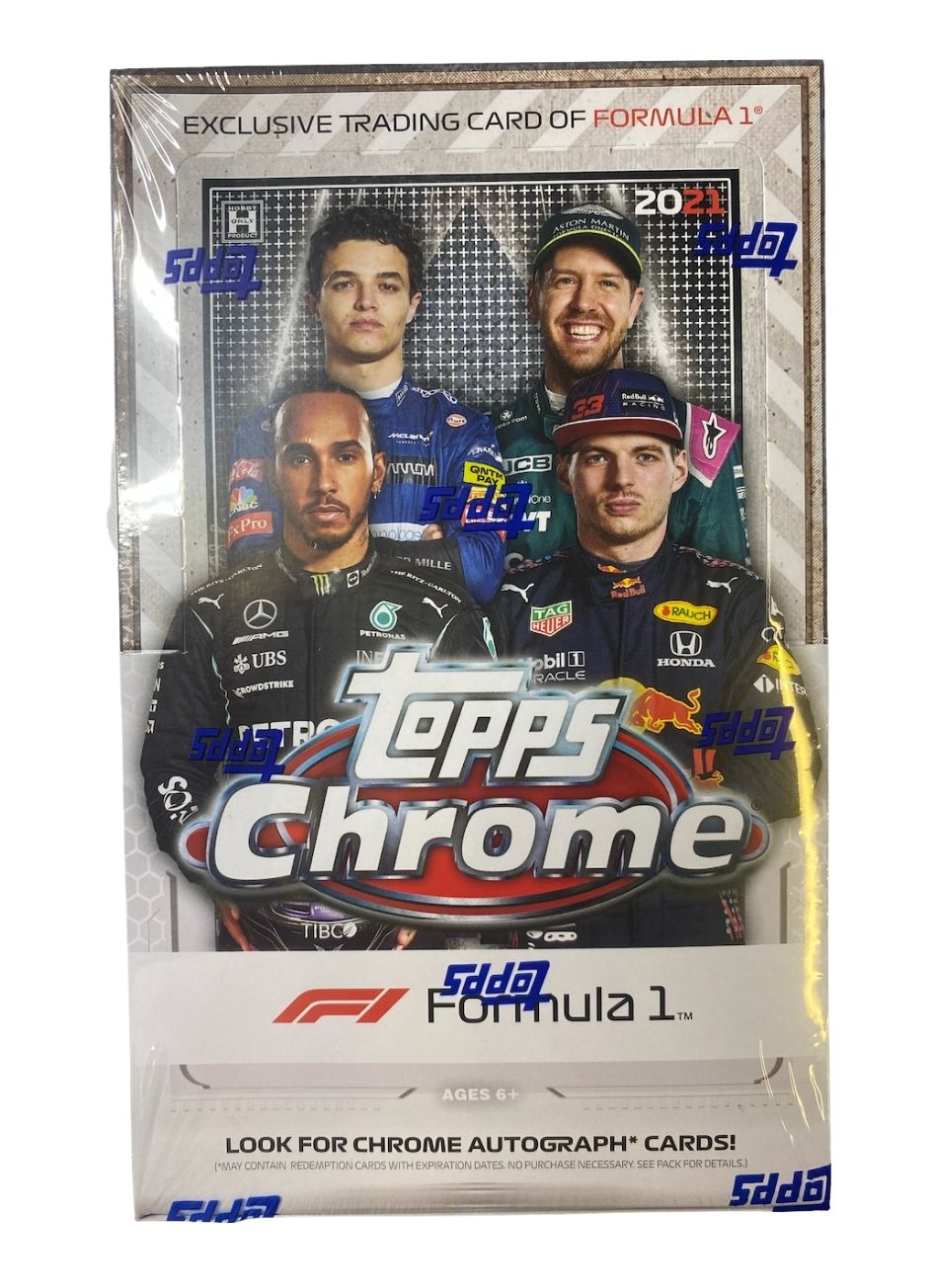 2021 Topps Chrome Formula 1 Racing Hobby Box Topps F1 Trading cards UK