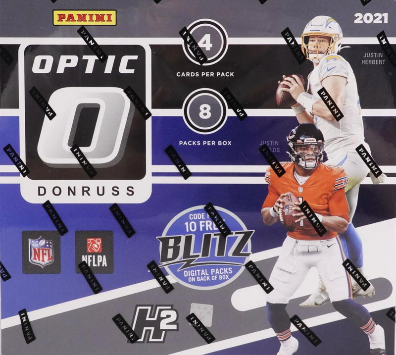 2021 Donruss Optic Football Hobby Hybrid H2 Box