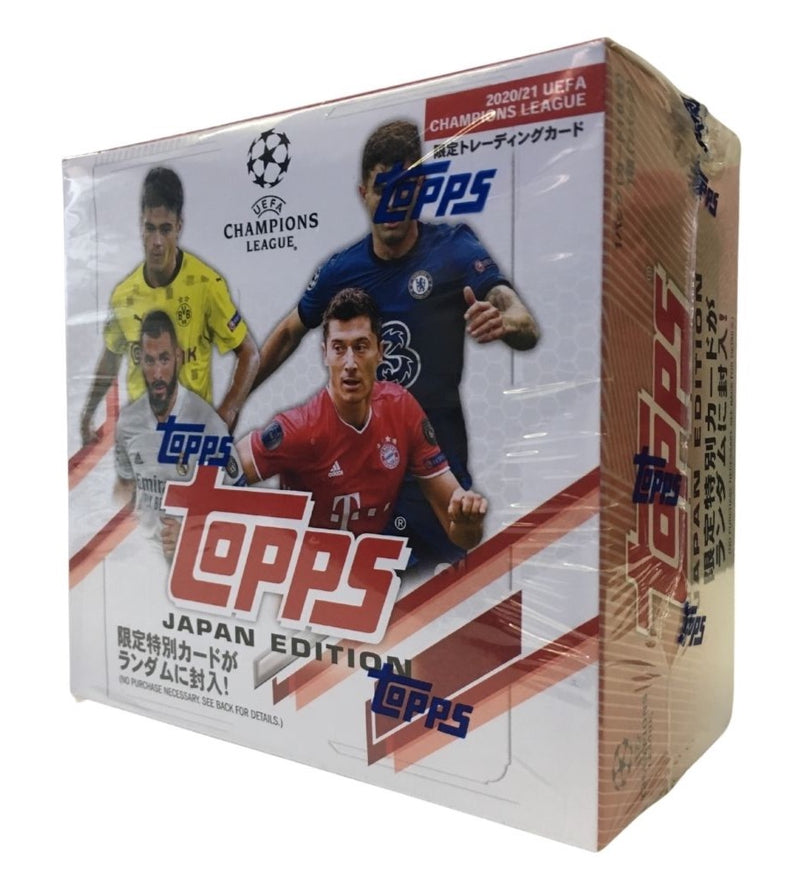 2020/21 Topps UEFA Champions League Soccer Japan Edition Hobby Box