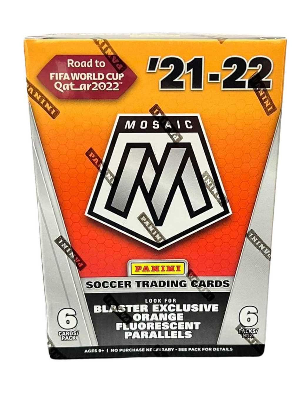 2021-22 Panini Mosaic Road to the FIFA World Cup Soccer, Cereal Box