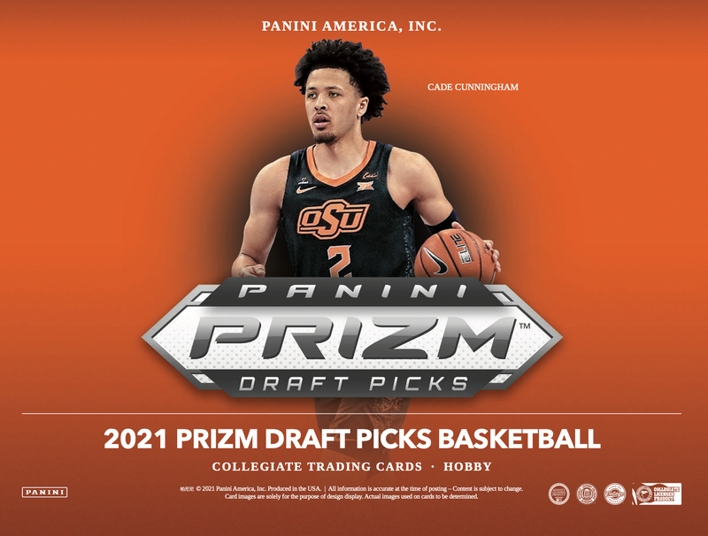 2021 Panini Prizm Draft Picks Collegiate Basketball Hobby Box