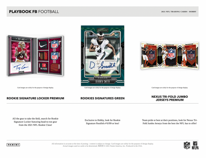 2021 Panini Playbook Football Hobby Box | NFL Trading Cards UK