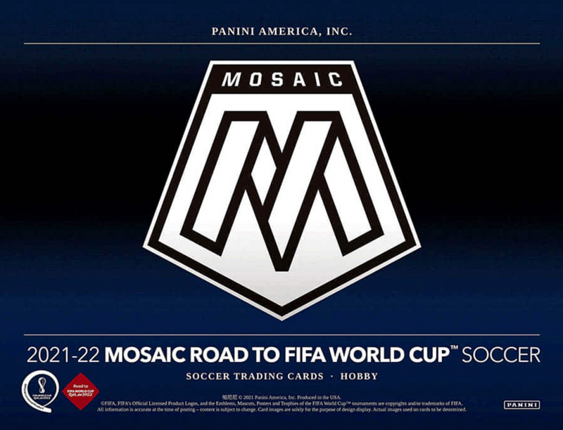 2021/22 Panini Mosaic (FIFA) Road to World Cup Soccer Hobby Box