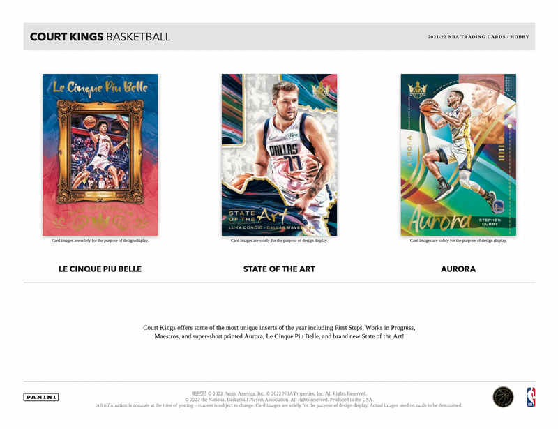 2021/22 Panini Court Kings Basketball Hobby Box | Basketball Cards UK