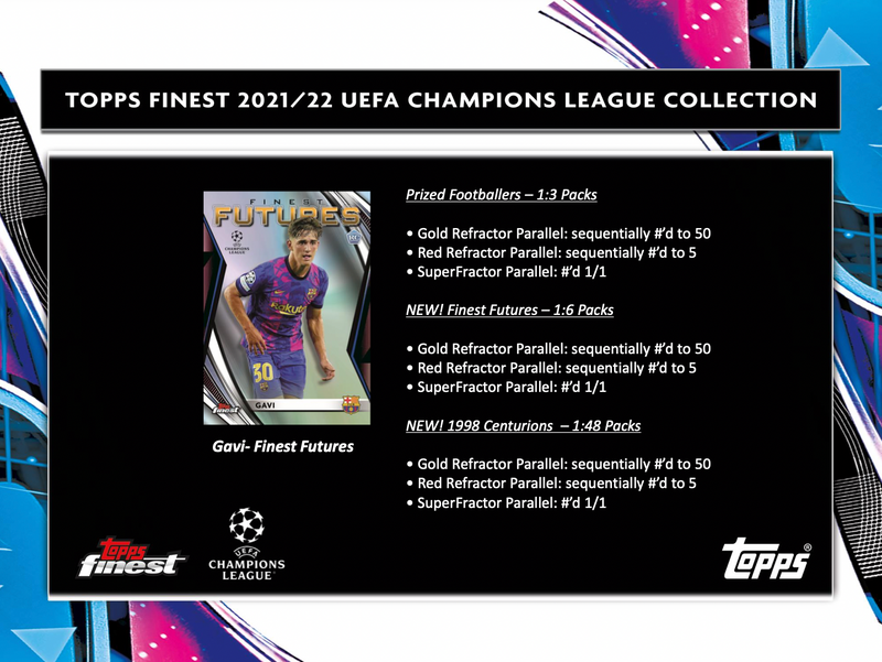 2021/22 Topps UEFA Champions League Finest Soccer Hobby Box