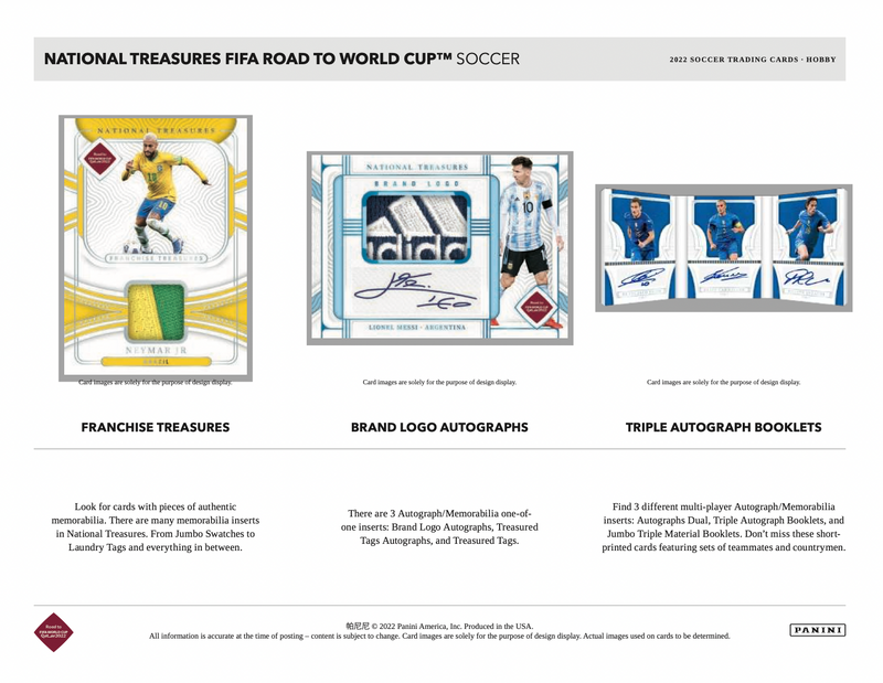 2022 National Treasures FIFA Road to World Cup Soccer Hobby Box