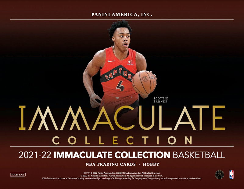 2021/22 Panini Immaculate Basketball Hobby Box