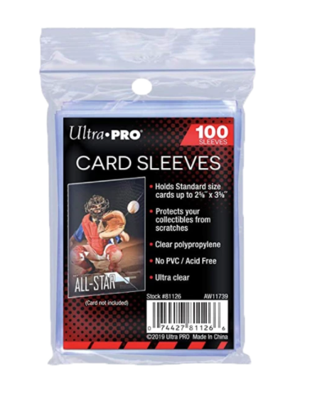 Ultra Pro Standard Soft Sleeves 100pk