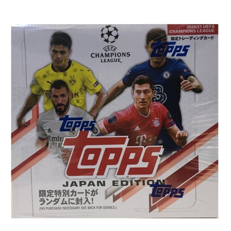 2020/21 Topps UEFA Champions League Soccer Japan Edition Hobby Box